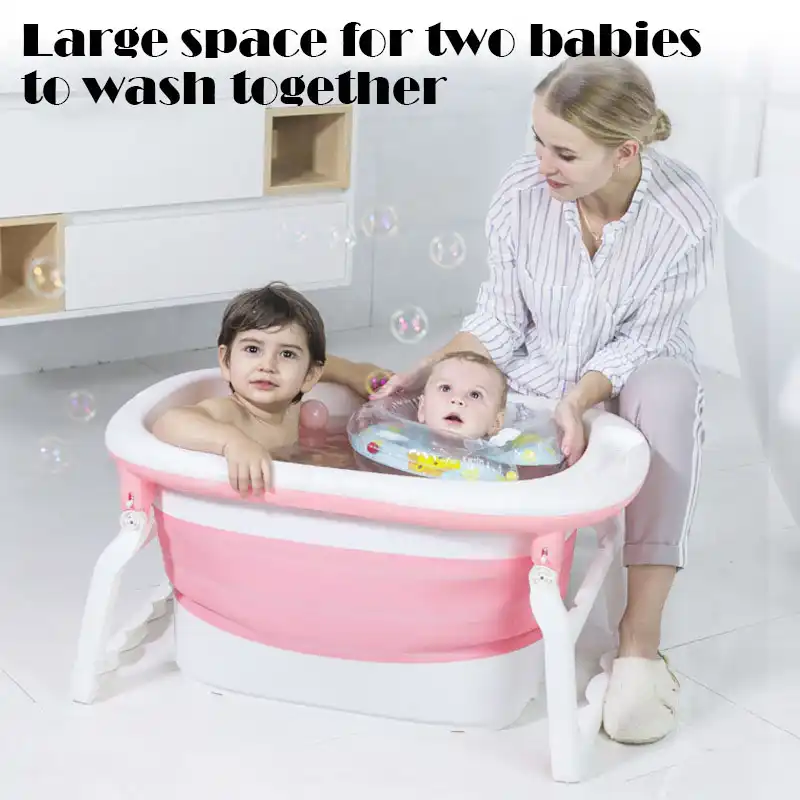 jf mall folding portable baby bathtub