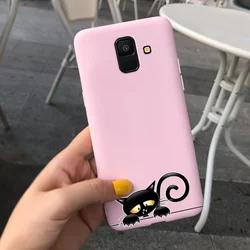 Sunflower Astronaut Phone Case - Cute Protective Cover for Galaxy A6 Plus 2018 (Case-c01)