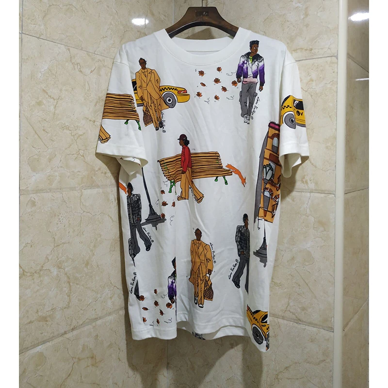 

2019 new women's T-shirt round neck print casual loose short-sleeved fashion cotton comfortable T-shirt