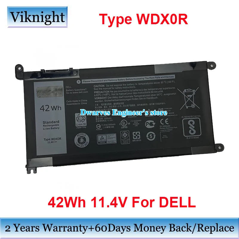 買い物 ノート Wj383 65Wh 11.1V dell 交換バッテリー PC 電池 ノートパソコン 純正 PCアクセサリー