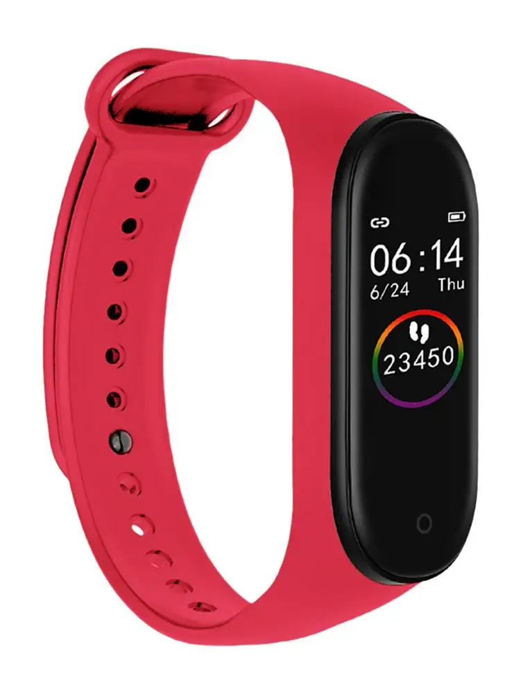 

M4 Smart Bracelet 3 Color Smartband Fitness Traker Bluetooth Sport Waterproof Smart Band Swimming Health Sports Fitness Bracelet