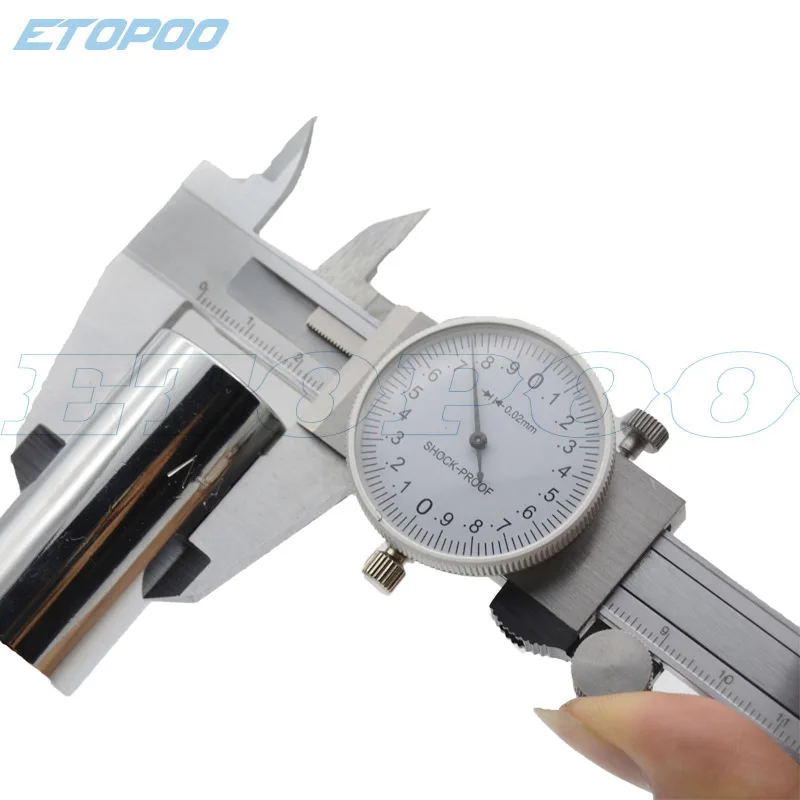 Etopoo Table with Vernier Caliper 0-150mm High-Precision Caliper with Meter Shock-resistant Stainless Steel Caliper