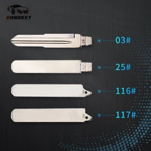 Dandkey флип-ключ для Honda Accord Fit Civic City Odyssey#25#03#116#117 Floding VVDI JMD ключ пустой Автомобильный Дистанционный ключ