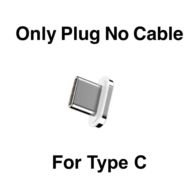 Магнитный кабель USB C Micro usb type C кабель для быстрой зарядки 90 градусов l-линия Micro USB зарядное устройство для samsung huawei Xiaomi iPhone - Цвет: Only Plug For Type C