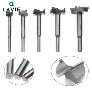 

5pc/set Woodworking Forstner Drill Bit Wood Tool Set 15 20 25 30 35mm Carbide Cutter Wooden Hole Saw Round Shank Bits DB03002