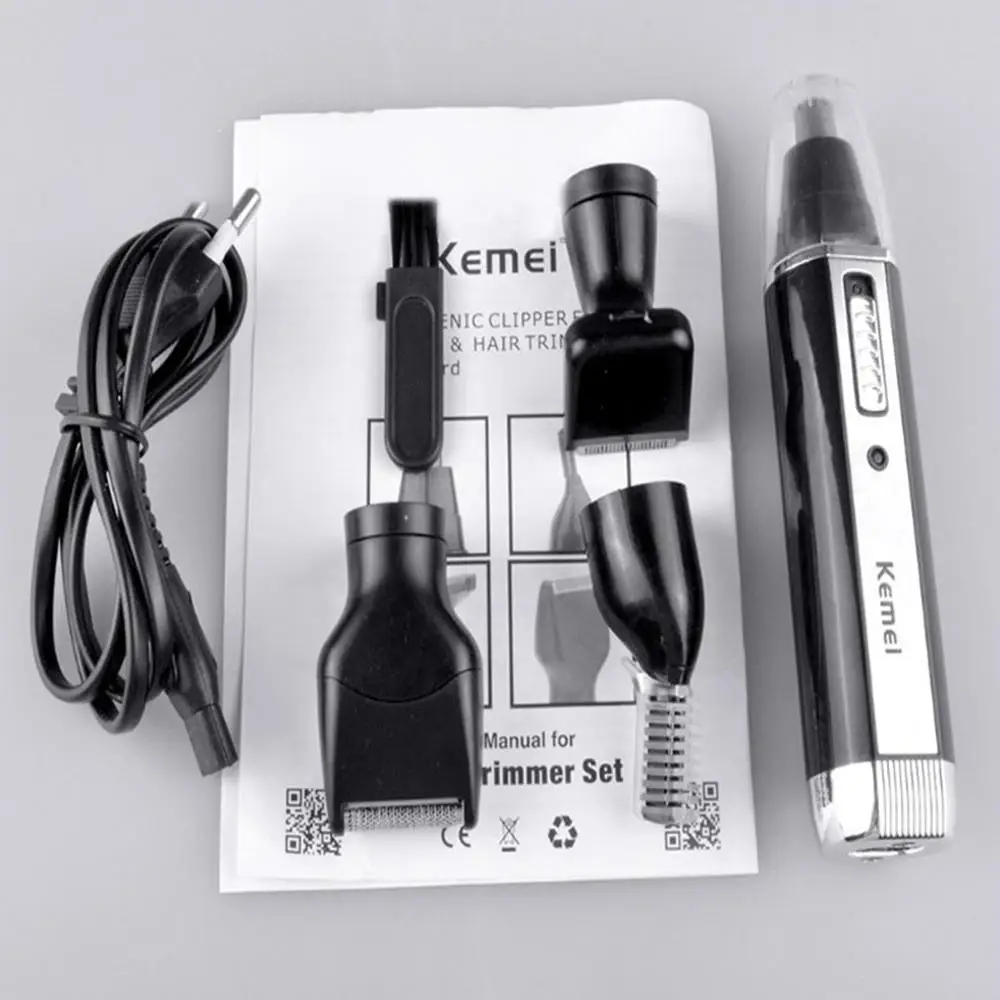 Аккумуляторная электробритва Kemei All in one для мужчин носовые волосы ушной триммер
