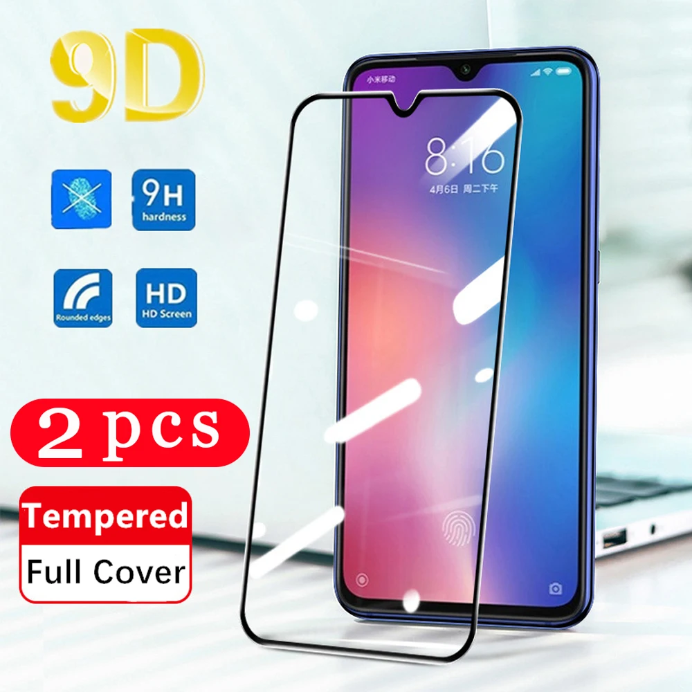2 шт. 9D чехол для xiaomi mi note 10 pro закаленное стекло lite Защитная пленка защита экрана