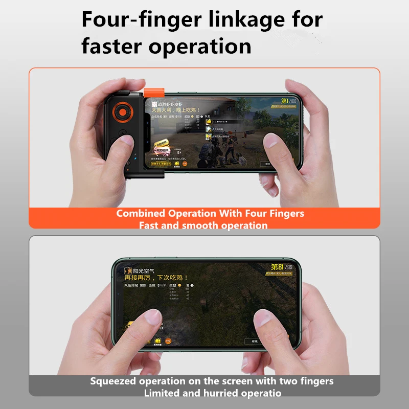  Baseus Wireless Bluetooth Gamepad For PUBG Mobile Phone Gaming Controller Trigger Joypad Joystick G