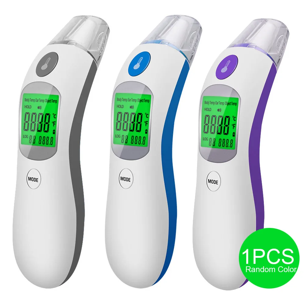 

Digital Infrared Thermometer Ear and Forehead Thermometer LCD Body Measuring Tools For Baby Children and Adults Temperature