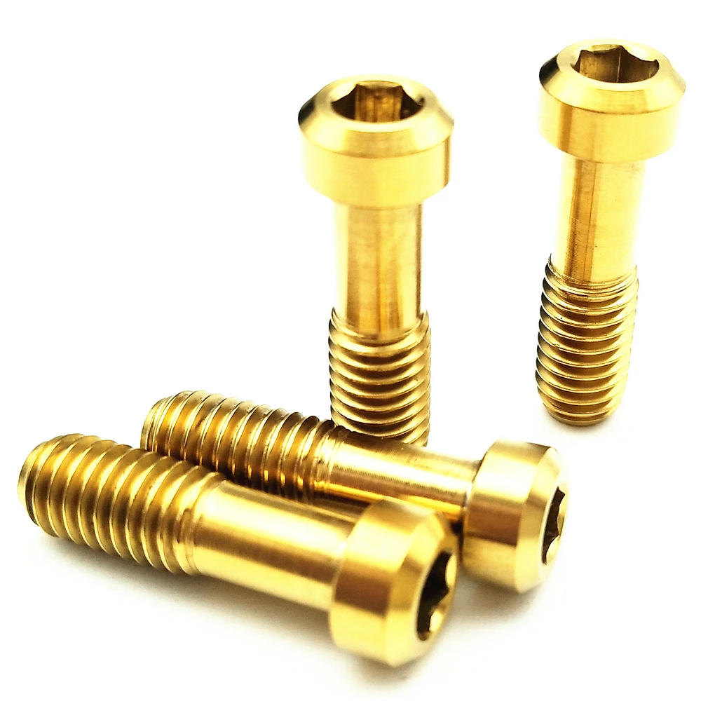 Titanium bolts  Avid fr5 fr7 brake screw M6X20mm  Gold color (3)