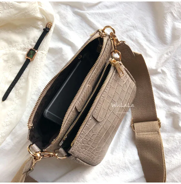 broad belt sling bag