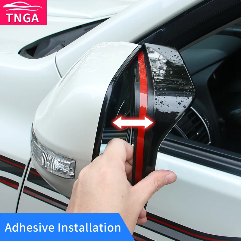 Rearview mirror rain shield car rainproof film rearview mirror rain guard car mirror film 2010- Suitable for Toyota Land Cruiser Prado 150 200 Fj150 LC200 Rearview Mirror Rain-Proof Modification Accessories