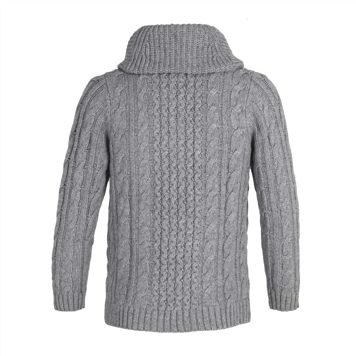 mens turtleneck cardigan