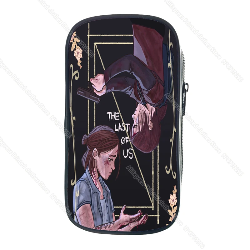 New Game The Last of Us 2 Pencil Case School Supplies for Kids Stationery 3D Print Storage Pouch Cosmetic Cases Makeup Box Bags