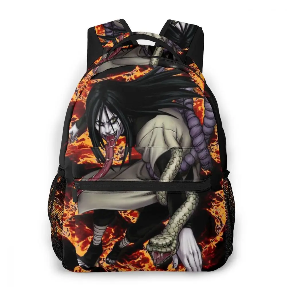 

Orochimaru Custom Japanese Anime Naruto Print Cartoon Image paiting Casual Backpack