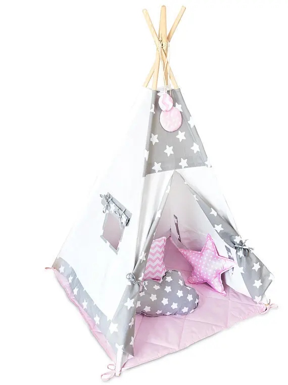 

Baby Toy-3-Year-Old Cloth Folding Castle Toy Intelligence Development KID'S Tent Game House Star