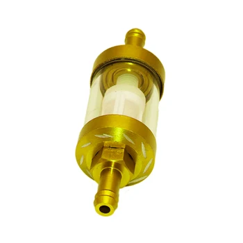 

Universal 8mm Gas Filter Cleaner For Motorcycle Pit Dirt Bike Oil Gas Filter Universal 8MM Oil Cleaner Hot