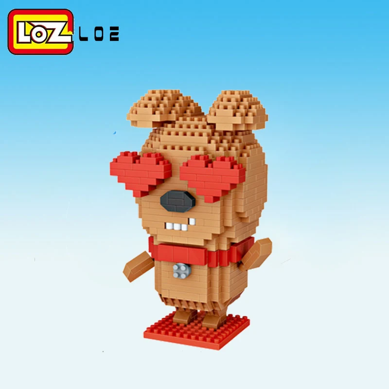 LOZ Mini Qute Kawaii собака утка мультфильм детский подарок пластиковый куб Алмазный