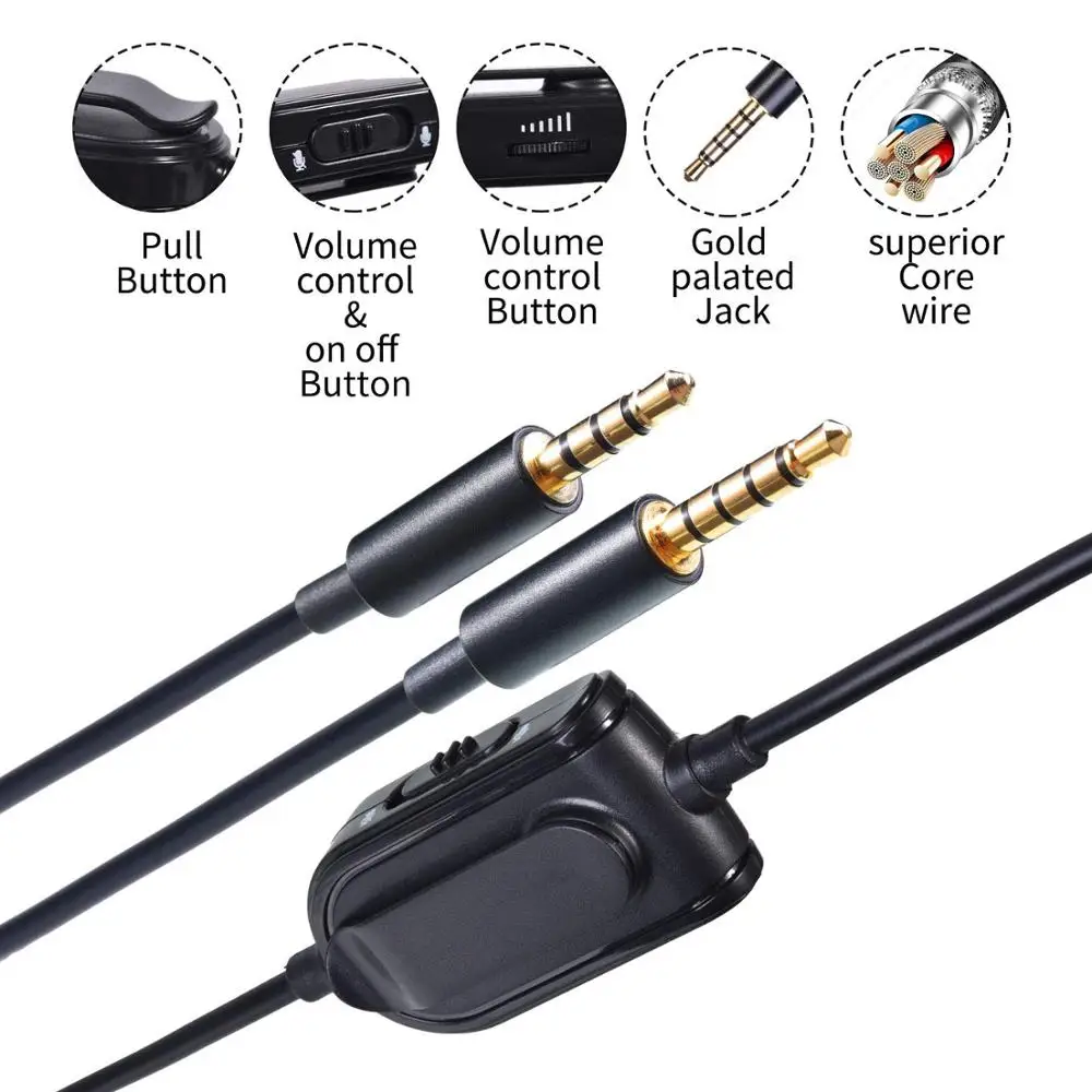 Replacement Audio Extension Cable Cord Inline Mute Volume Control With Microphone For Astro A10 0 A30 A50 Headsets Xbox Ps4 Earphone Accessories Aliexpress Replacement Audio Extension Cable Cord Inline Mute Volume Control With Microphone For Astro A10 0 A30 A50 Headsets Xbox Ps4 Earphone Accessories Aliexpress