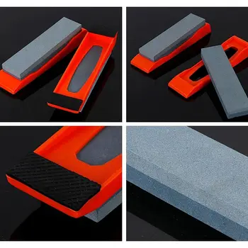 

320 1000 3000 grain double-sided whetstone base guide angle device corundum sharpener kitchen whetstone hot sale