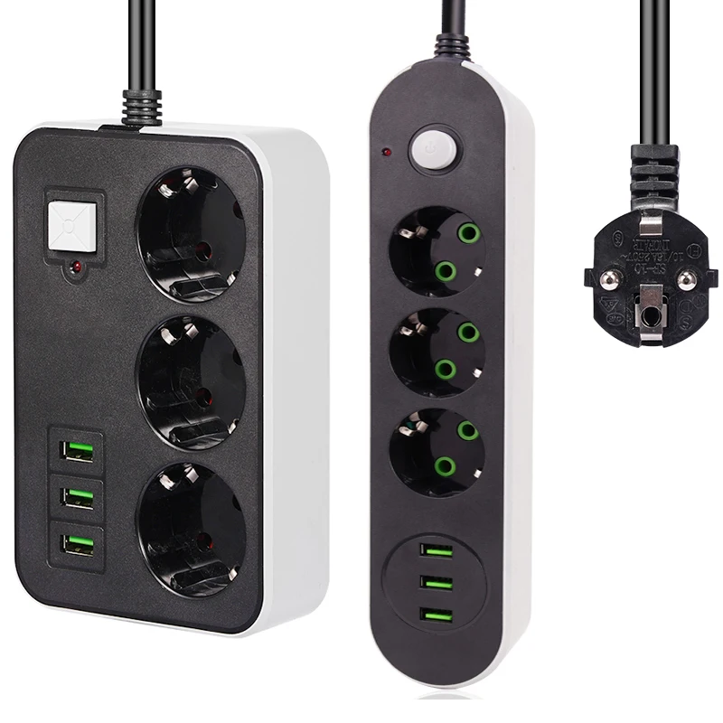Плата питания с 2 круглыми контактами защита от перенапряжения 3 розетки USB