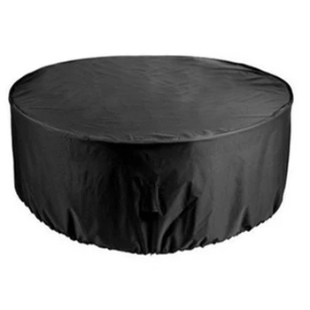 

Large Outdoor Garden Furniture Cover Waterproof Oxford Wicker Sofa Protect Garden Terrace Rain Snow Dust Black Cover