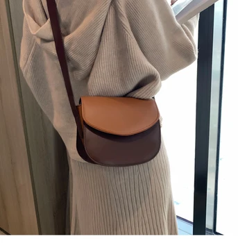 

Saddle Bags Soft Leather Shoulder Bags For Ladies Bandolera Mujer Bolsas Femininas Crossbody Bags for Women