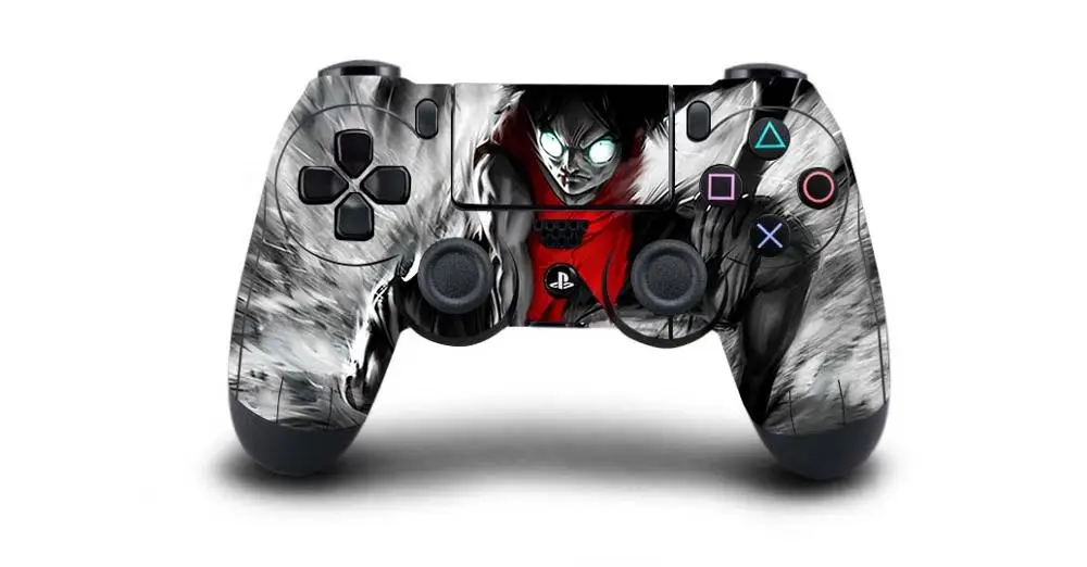 QBTM1482 1 шт. one piece Luffy PS4 наклейка для sony PS4 Playstation 4 для Dualshouck 4 игры PS4 контроллер наклейка s - Цвет: QBTM1482