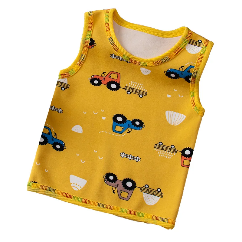 Autumn Kids Boys Girls Vests Clothes Children's Baby Waistcoats Toddler Sleeveless Tops Winter Unisex Outerwear Coats