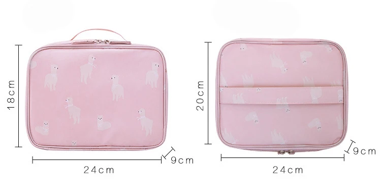 Urijk сумка для макияжа для девочек на открытом воздухе женский косметический мешок моющийся туалетный органайзер для макияжа сумка для дорожного набора многокарманная женская сумка