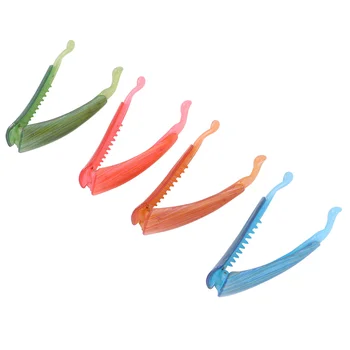 

4pcs/ Set Candy Color Fashion Banana Hair Clip Ponytail Hair Maker Holder Hair Gripper Clamp Hair Accessories