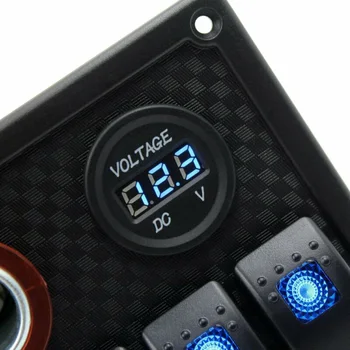

Flame retardant Rocker Switch Panel Blue LED Indicator Waterproof Parts