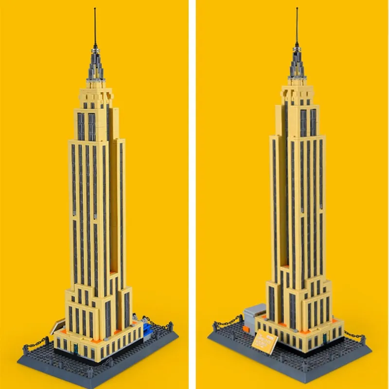 Всемирно известная архитектурная Империя STATE BUILDING OF NEWYORK fit city строительные блоки кирпичи DIY игрушки для детей