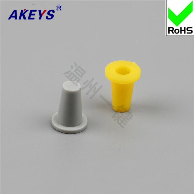 

A07 Switch Cap A07 button cap spot four-color with 6*6 light touch round head height 10 inside 3.1 Black gray red Yellow