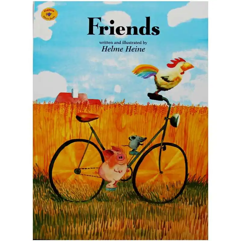 Книга с картинками на английском языке Friends By Helme Heine|Чтение| |