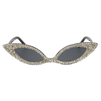 

New Sunglasses Women Cat eye Luxury Rhinestone Butterfly Small Fashion Sun glasses Vintage Female Shades UV400 oculos
