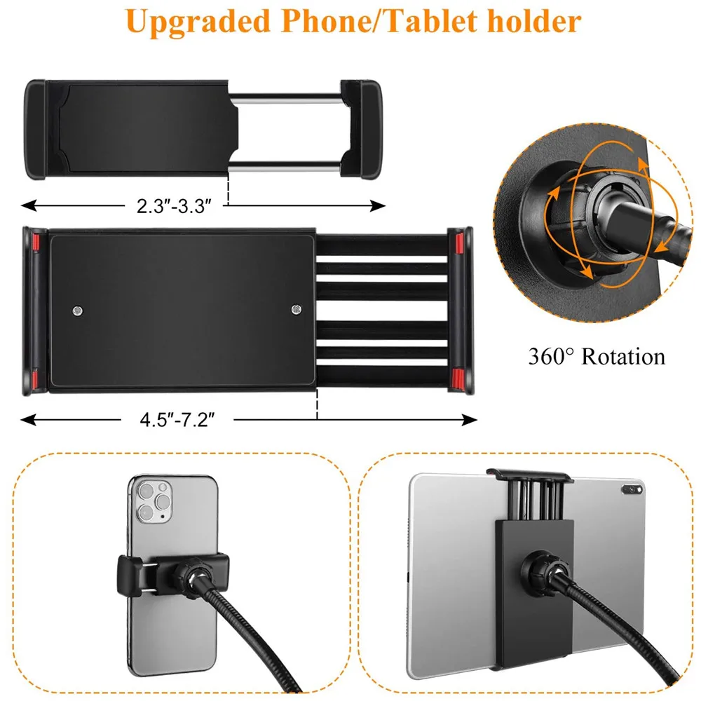 Selfie Ring Light with Cell Phone Holder Stand (17)
