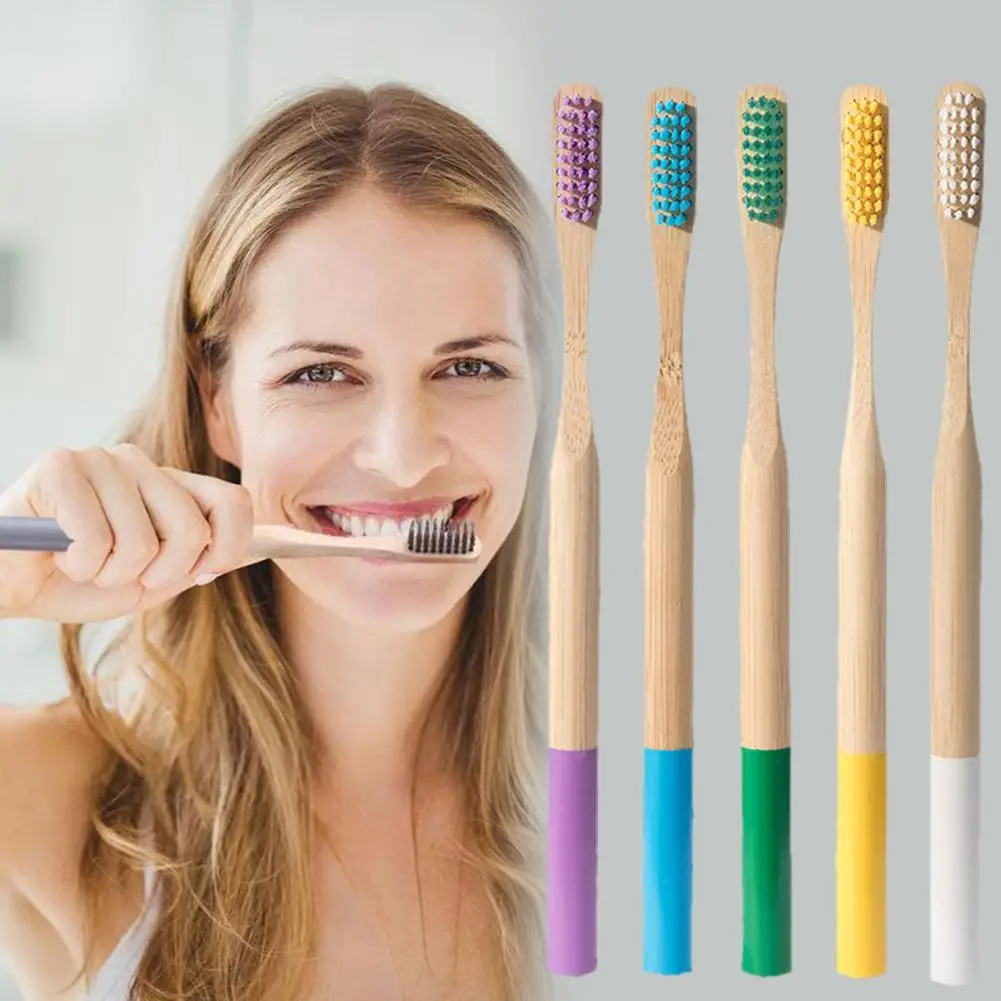 

Adult Bamboo Toothbrushes Soft Bristles epillo dientes bambu Oral Care Toothbrush clareador de dente