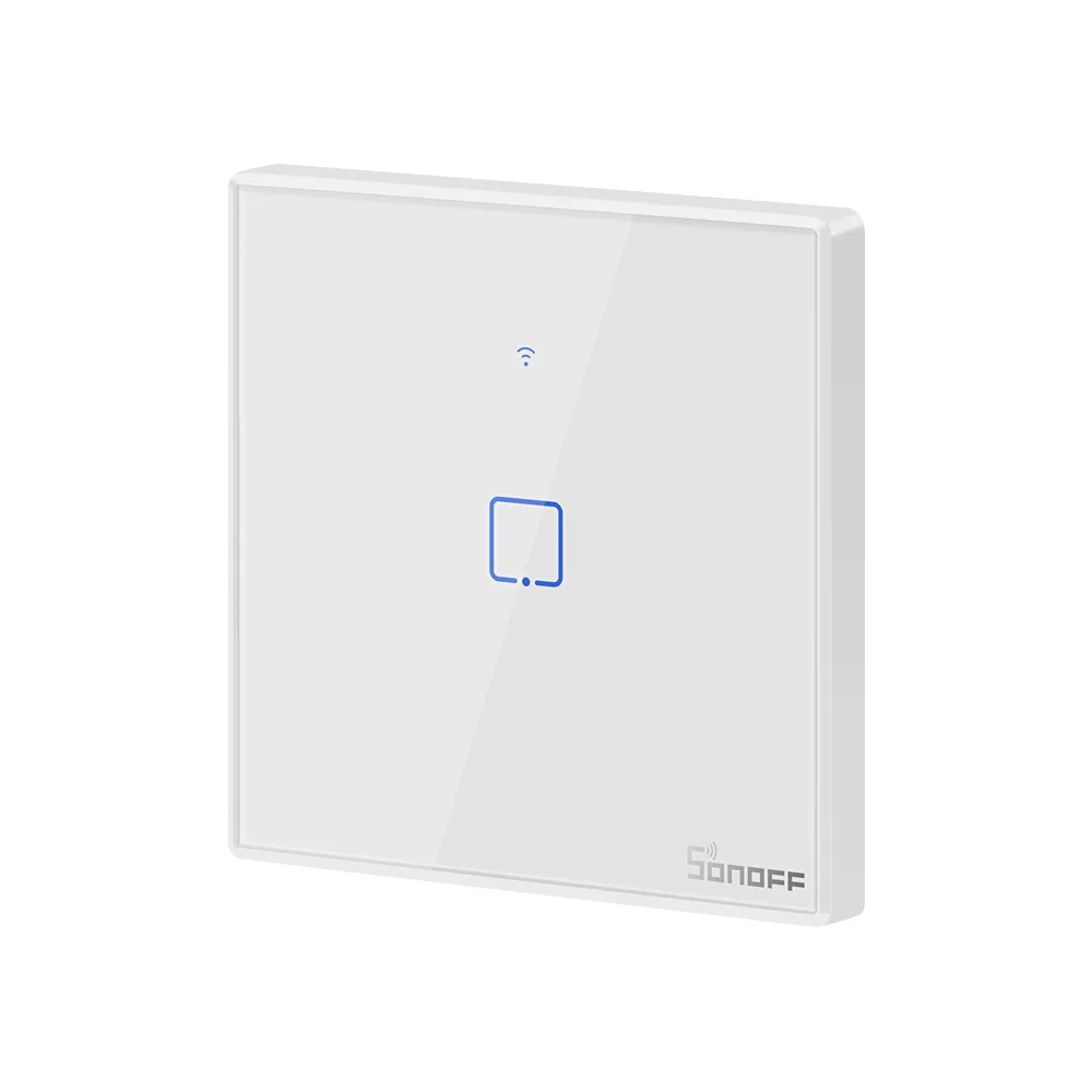 Sonoff T1 T2 UK 1 2 3 банда умный WiFi настенный светильник переключатель RF/APP/сенсорный таймер управления UK Панель Умный дом Google Nest/Alexa - Цвет: T2 UK 1 gang