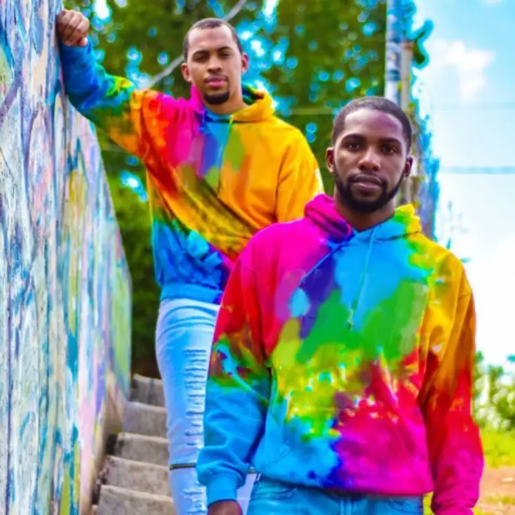 

Fashion Colorful Tie Dye Sweatshirts for Women Men Couples Long Sleeve Hoodies Casual Autumn Pullovers Adults Sweatshirts