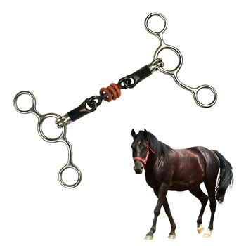 

Equestrian Training Horse Ring Snaffle Stainless Steel Horse Thickeness Gag Ring