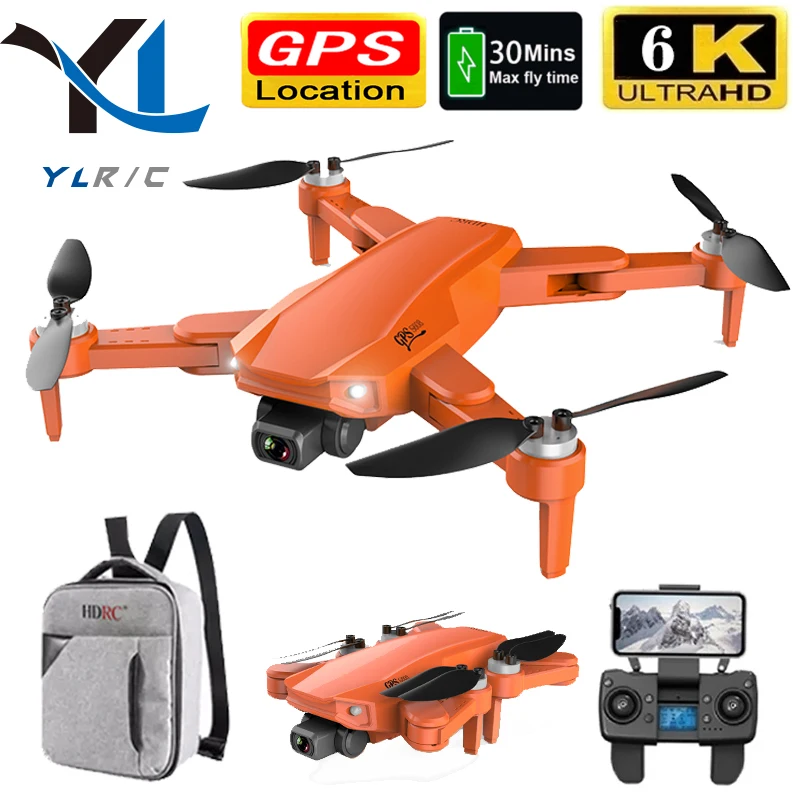 - New GPS drone 6K dual HD camera professional aerial photography wifi FPV GPS brushless motor drone 4k professional