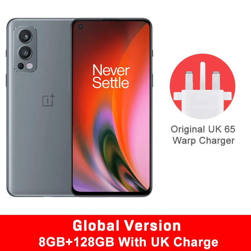 Global Version Oneplus Nord 2 5G Smartphone Octa Core Dimensity 1200-AI AMOLED 90Hz 65W Warp Charge 50 MP AI Rear Camera   NFC best phone oneplus OnePlus