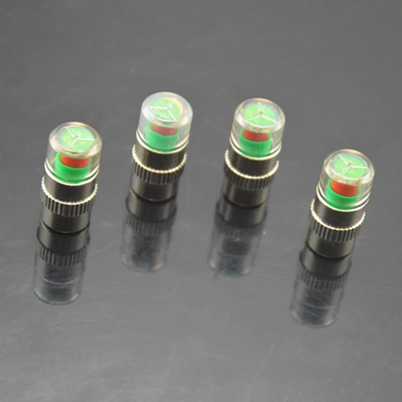 Car Tire Pressure Monitor Car Tire Pressure Sensor 4PCS Car Tire Pressure Monitor System Car Tire Pressure Sensor Alarm Auto Tyre Air Valve Cap Air Alert Sensor Universal