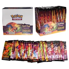 324 шт Pokemon cards Sun& Moon Dragon Majesty Booster Box в коллекционные торговые карты игры Детские игрушки подарок