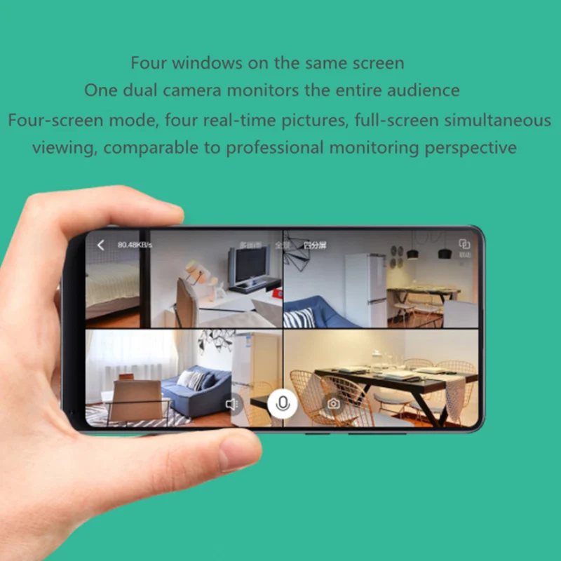 Xiaomi Xiaofang камера с двумя объективами версия панорамная умная сетевая ip четыре
