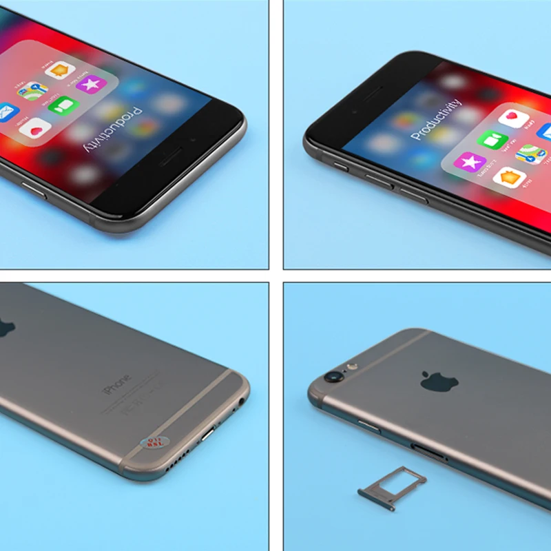 Apple iPhone 6 двухъядерный IOS мобильный телефон 4," 1 ГБ ОЗУ 16 Гб/64 Гб/128 Гб ПЗУ iOS 8.0MP wifi 4G LTE разблокированный смартфон