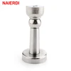 NAIERDI Stainless Steel Magnetic Sliver Door Stop Stopper Door Holder Catch Floor Fitting With Screws For Family Home ► Photo 2/6