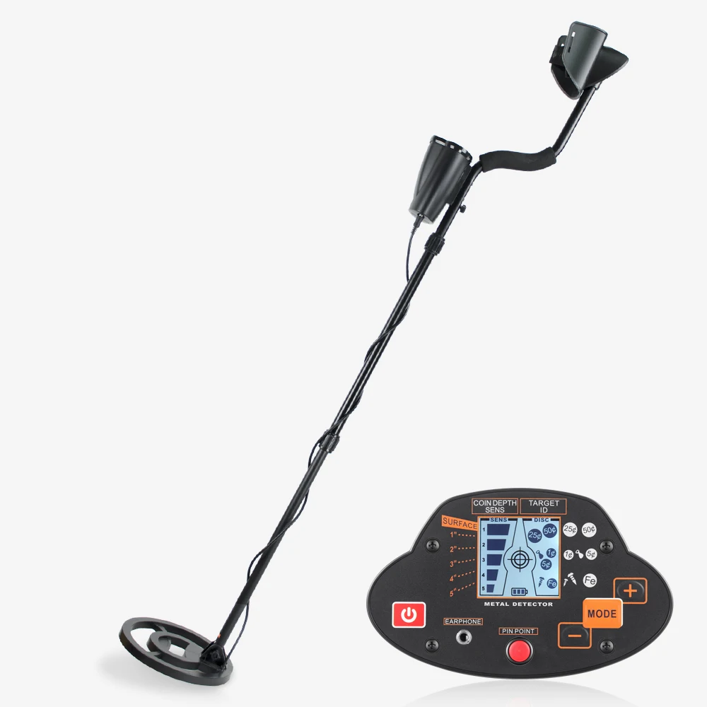 

HKNR Underground Metal Detector MD5030 High Sensitivity Depth Pin Pointer Gold Finder Treasure Hunter