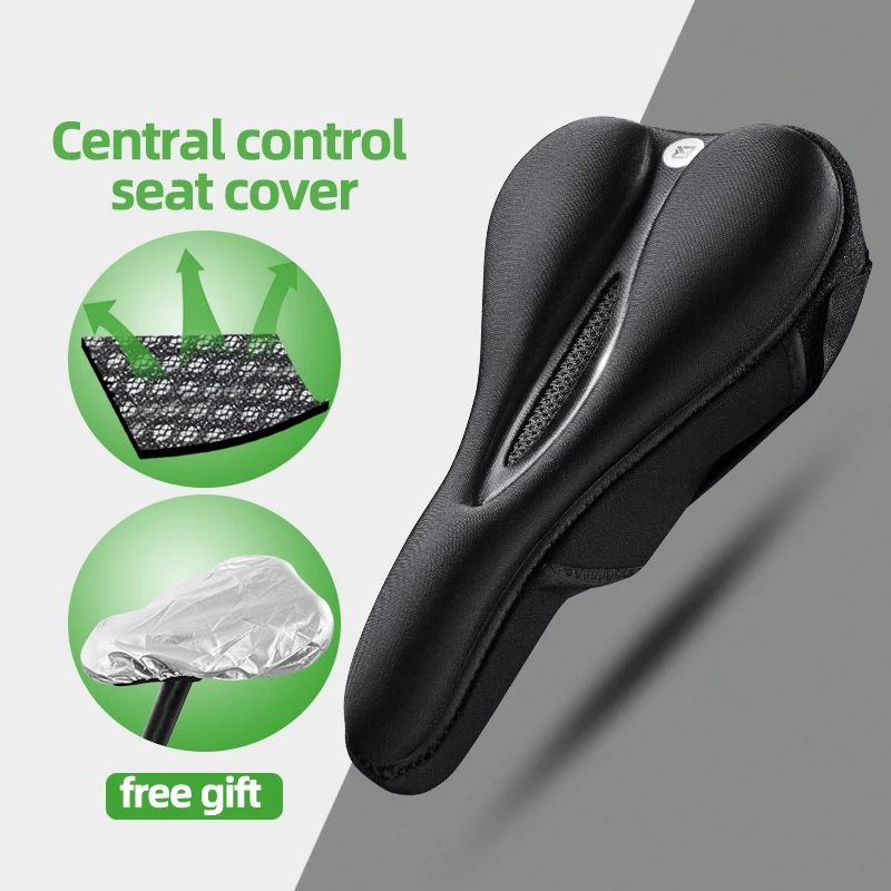ROCKBROS ciclismo MTB coprisella per bicicletta gel in Silicone liquido  fodera per cuscino accessori per bici con sedile morbido traspirante  cavo|bicycle saddle cover|saddle coverbike bicycle saddle - AliExpress